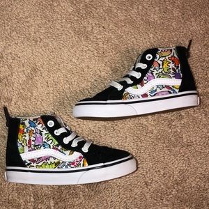 Limited Edition Toddler High Top Vans, Size 6.5c